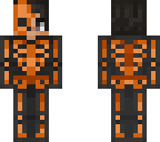 pumpkin skeleton boy