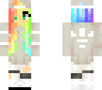 rainbow adidas girl