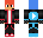red and blue