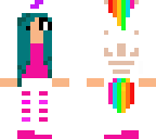 unicorn dancing on the rainbow