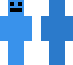 3d blue man