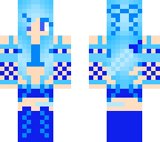 blue girl