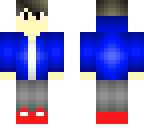 blue jacket human