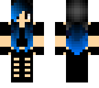 cute blue gamer goth girl akira