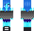 cute blue girl