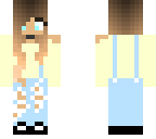 cute overall girl