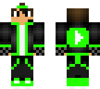 green youtuber boy