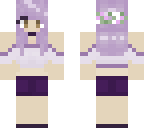 purple swimsuit