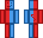 red and blue slim