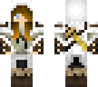 white warrior girl