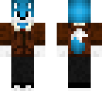 blue furry fox