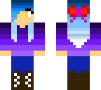 blue hair girl