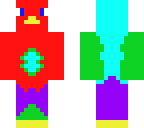 macaw skin