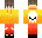 halloween skull skin