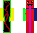 the faced person
