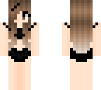 black swimsuit