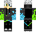 blue and green
