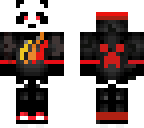 fire logo panda