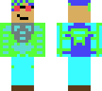 green blue dude