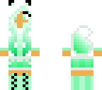 mint fox girl re edit