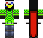 penguin with cape 