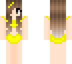 yellow swimsuit