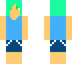 blue girl