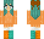 burnt orange turquoise
