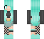 mint-haired girl fixed