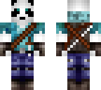 panda with bow