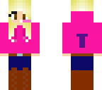 pink hoodie girl
