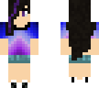 purple emo girl