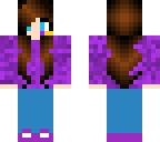 purple gamer girl