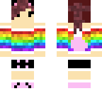 rainbow kitty girl
