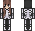 skeleton  girl
