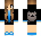 cat girl brown hair
