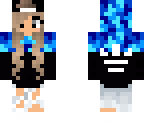 cool blue girl