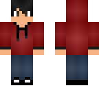 dark red hoodie