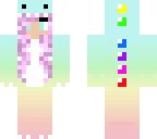 kawaii rainbow dino