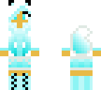 light blue fox girl re edit