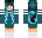 light blue werewolf girl