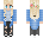 plaid flannel shirt girl