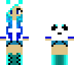 winter panda girl