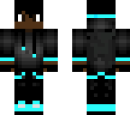 black and blue hoodie
