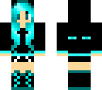 blue enderman hoodie