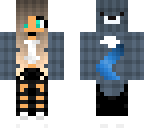 blue fox girl