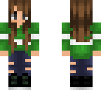 cute green girl