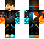 fire and ice playbutton boy