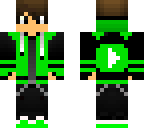 green playbutton boy