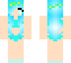 ocean in a swim suite